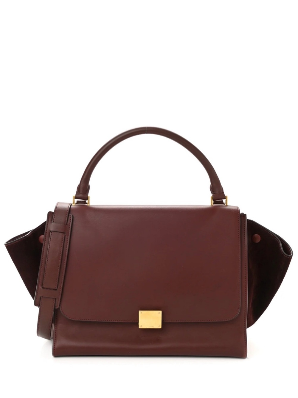 Celine Trapeze with Gold Hardware
